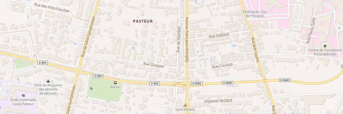 Plan du 38A Rue de Nambot à Niort