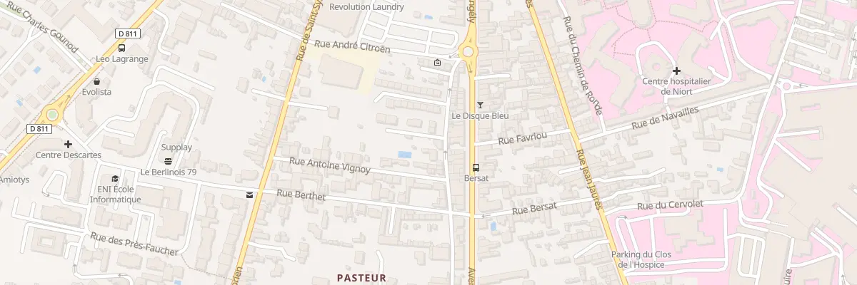 Plan du 18 Rue de Nambot à Niort