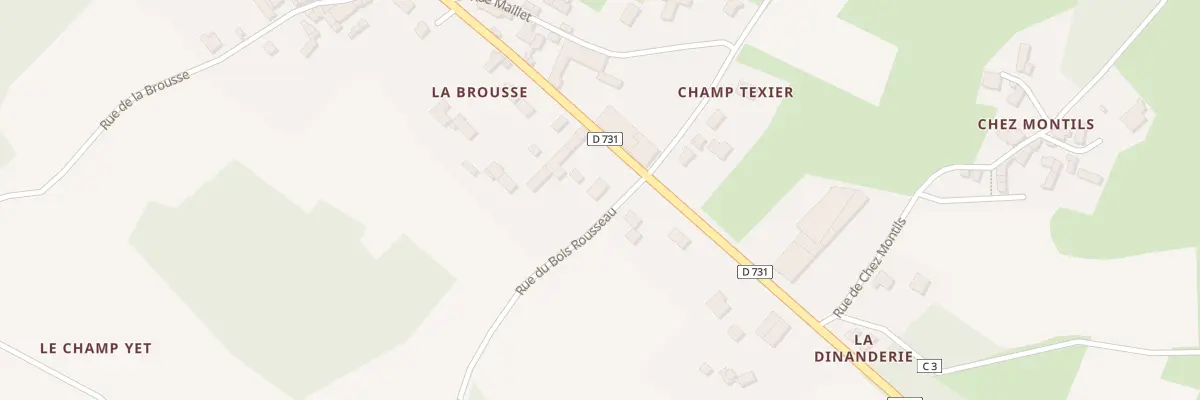 Plan du 2 Rte Borderie à Brizambourg