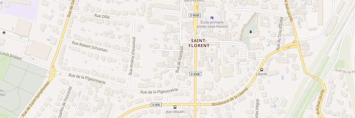 Plan du 74 Rue de Nambot à Niort