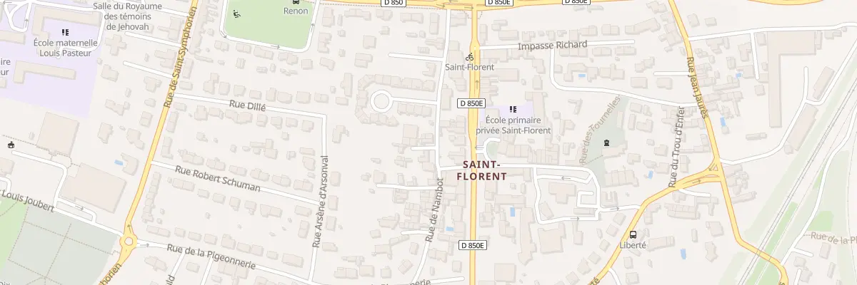 Plan du 60A Rue de Nambot à Niort