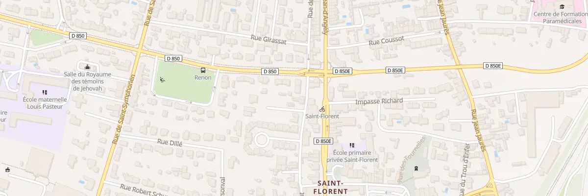 Plan du 46 Rue de Nambot à Niort