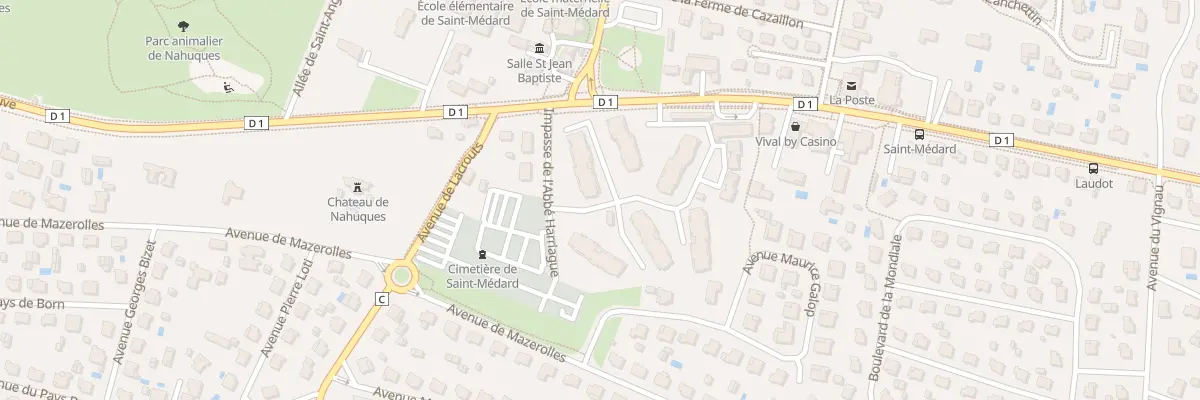 Plan du 3 Imp de l’Abbe Harriague à Mont-de-Marsan