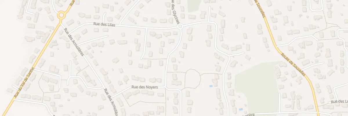 Plan du 9 Rue des Noyers à Tiercé