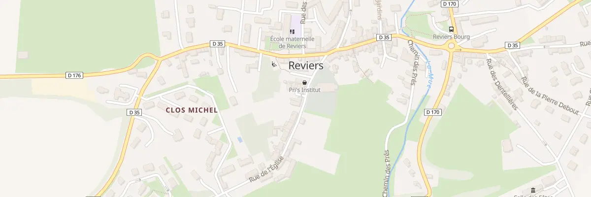 Plan du 2 Cour Ste Christine à Reviers