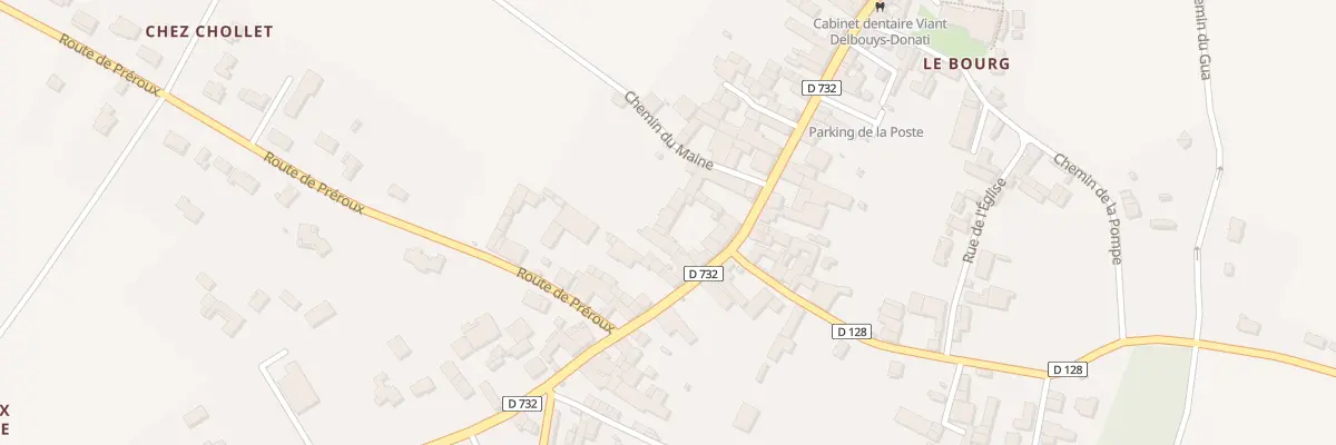 Plan du 68 Av de Cognac à Pérignac