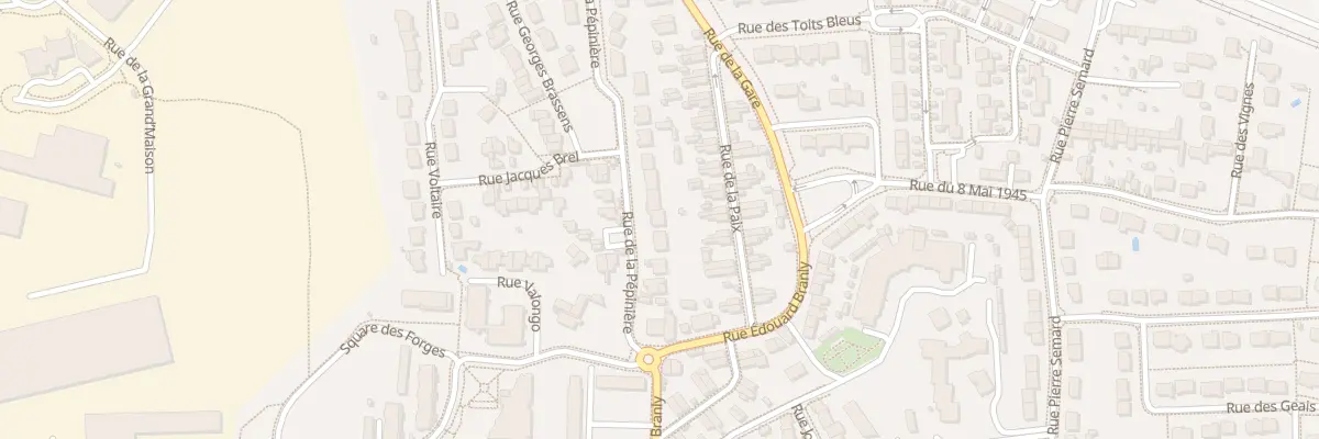 Plan du 20 Rue de la Pépinière à Trélazé