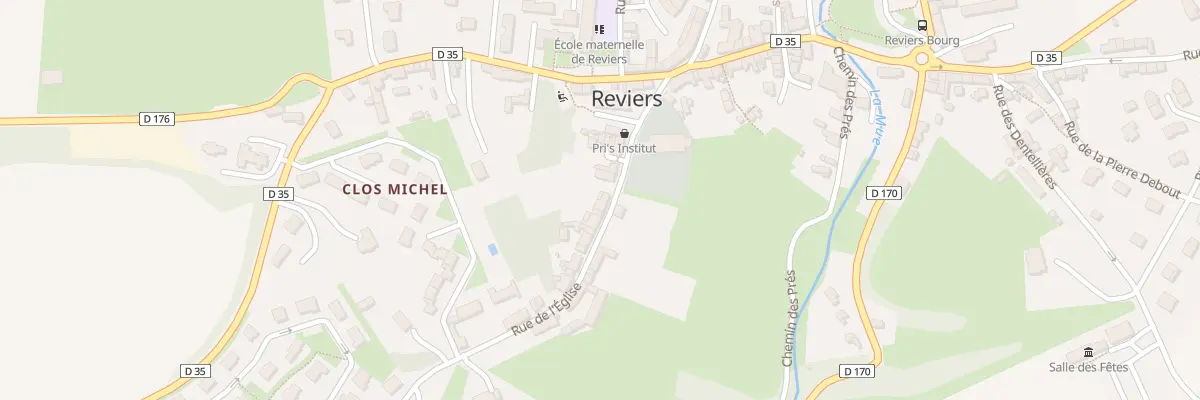 Plan du 14 Rue de l’Église à Reviers