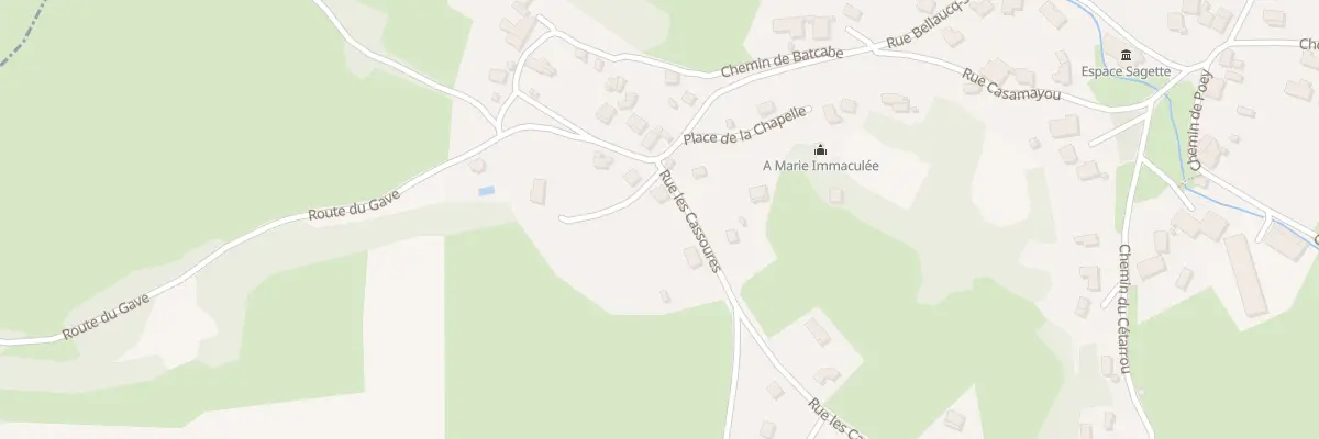 Plan du 2 Rue les Cassoures à Buzy