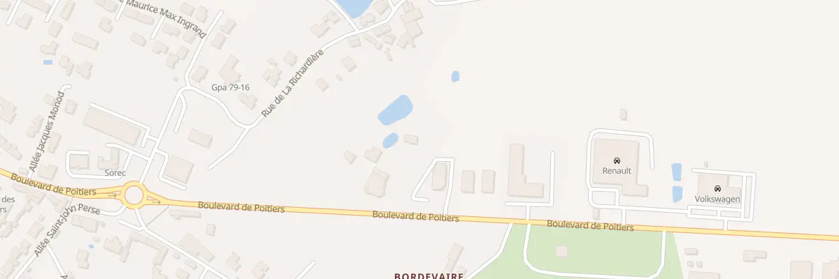 Plan du 162 Bd de Poitiers à Bressuire