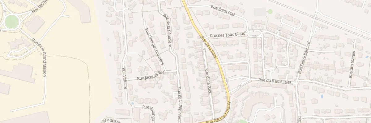 Plan du 36 Rue de la Pépinière à Trélazé