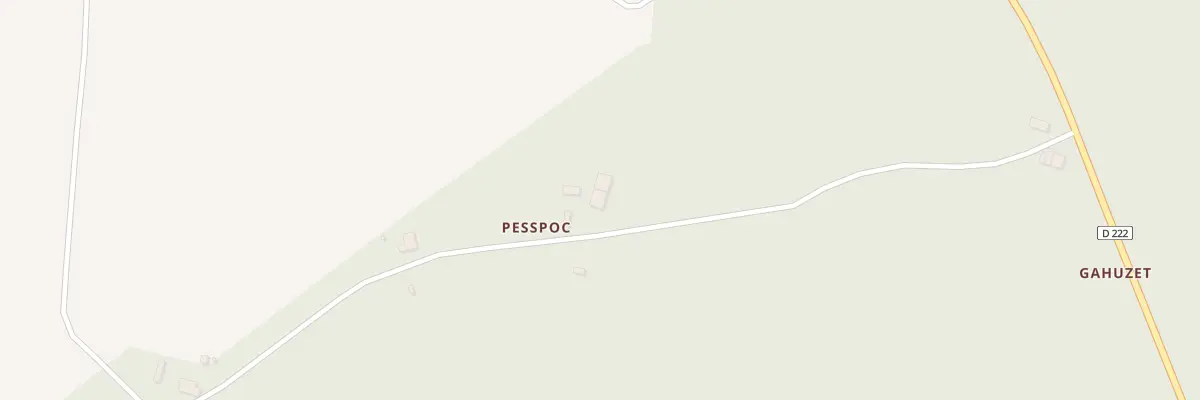 Plan du 2 Pespoc à Saint-Léger-de-Balson