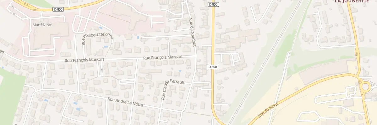 Plan du 122 Rue de Nambot à Niort