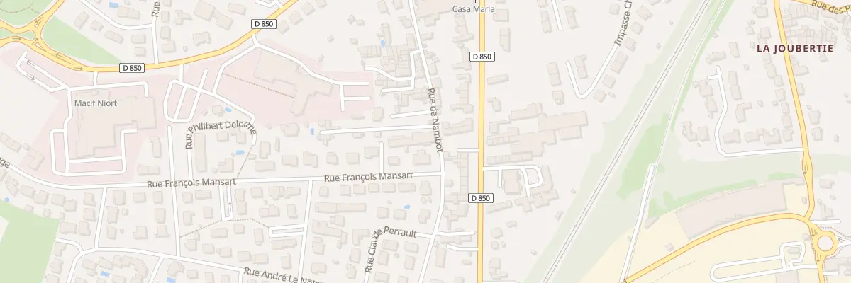 Plan du 118 Rue de Nambot à Niort