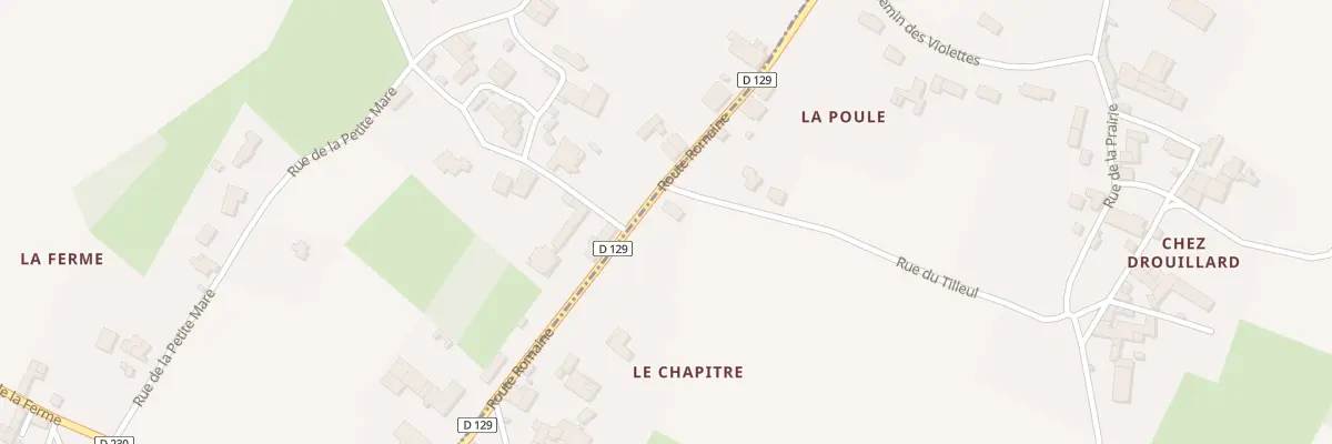 Plan du 28 Rte Romaine à Bercloux