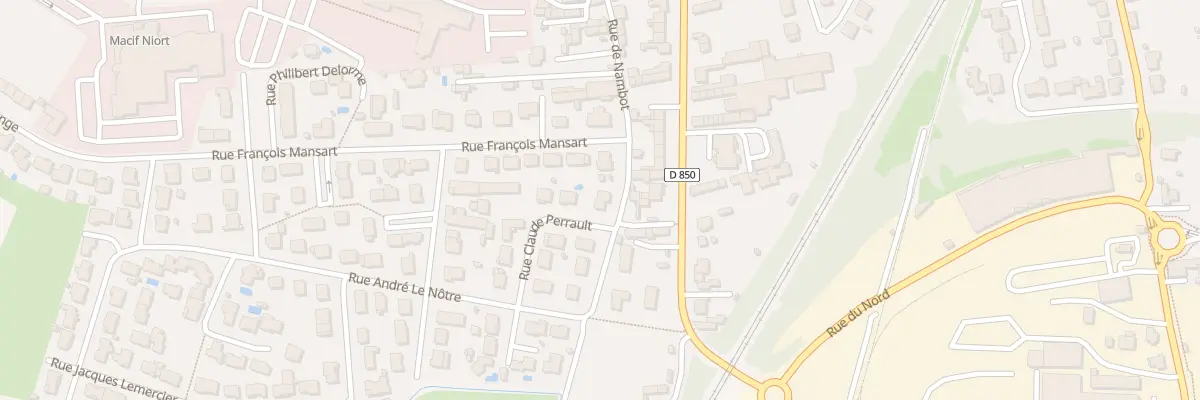 Plan du 124 Rue de Nambot à Niort