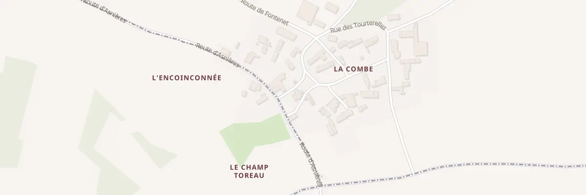 Plan du 5 Rte de Fontenet à Fontenet
