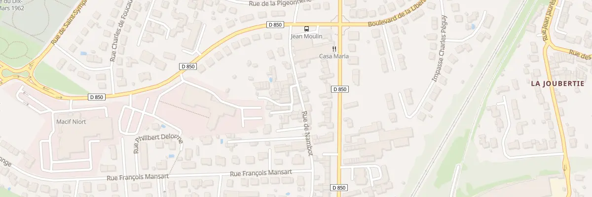 Plan du 106 Rue de Nambot à Niort