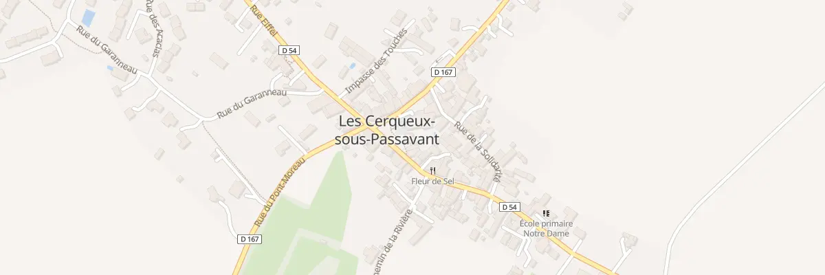 Plan du 1 Rue de l’École Notre-Dame à Lys-Haut-Layon