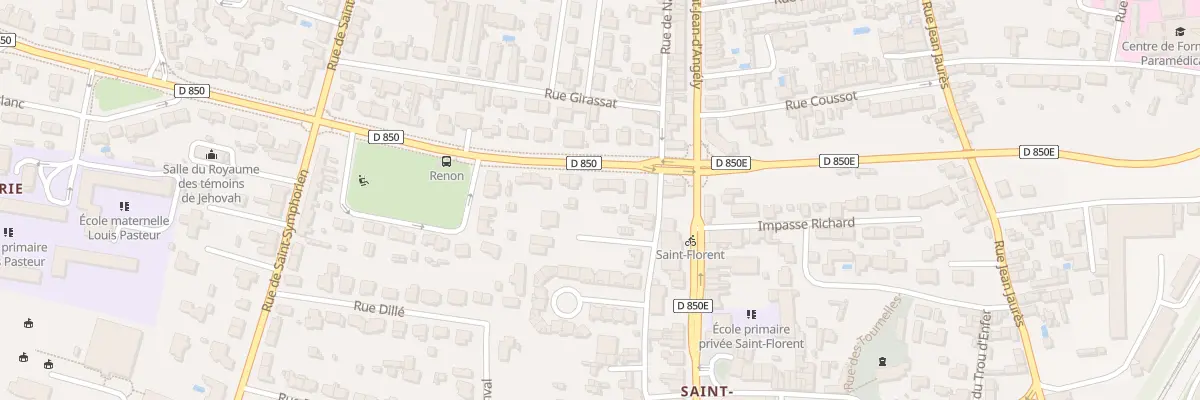 Plan du 5 Av Louis Pasteur à Niort