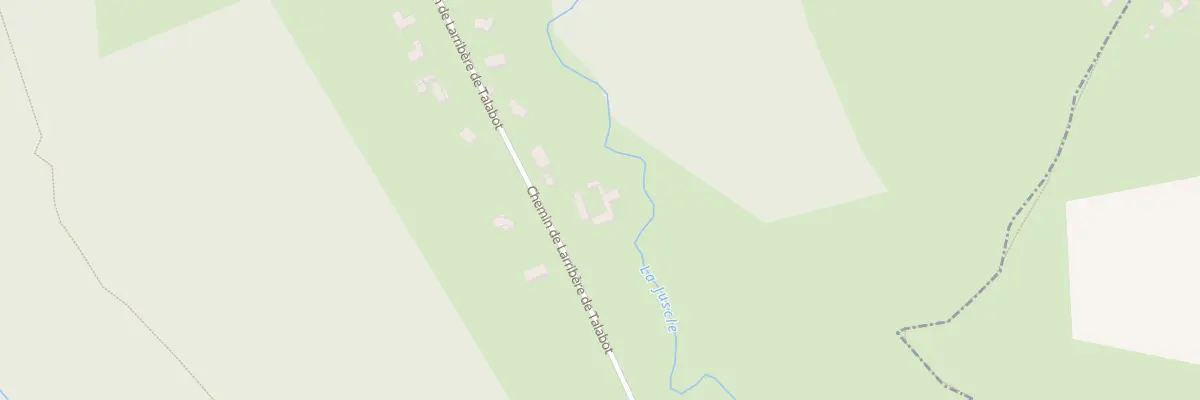 Plan du 803 Che de Larribère de Talabot à Aubertin