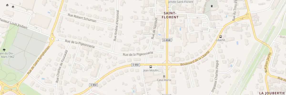 Plan du 6 Rue de la Pigeonnerie à Niort