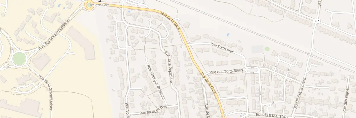 Plan du 58 Rue de la Pépinière à Trélazé