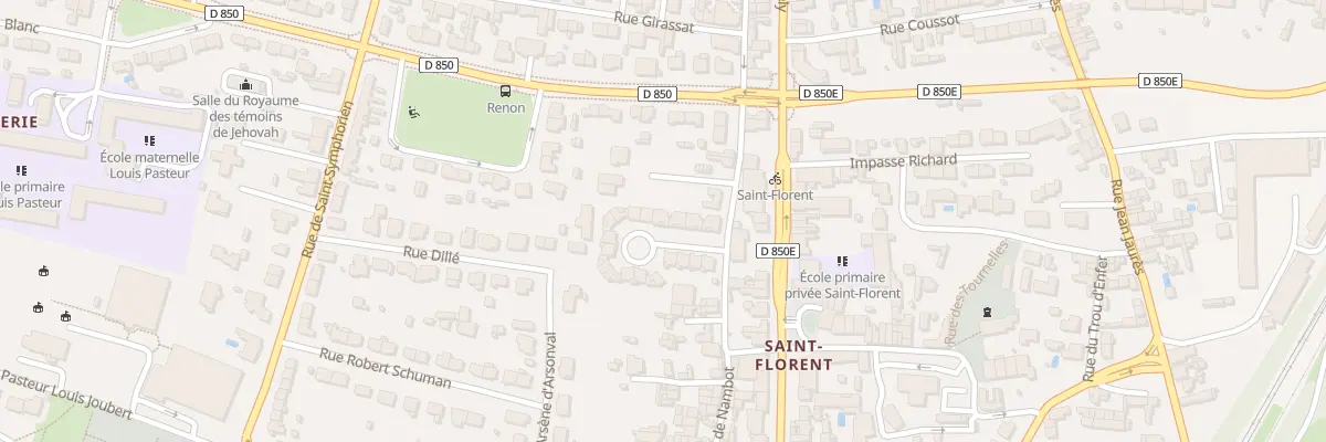 Plan du 16 Imp Evariste Galois à Niort