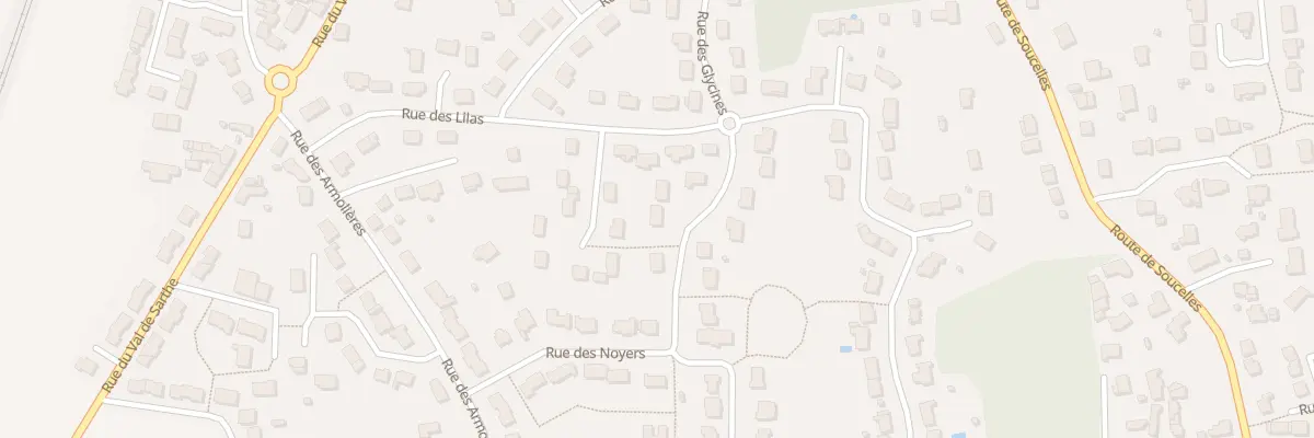 Plan du 6 Rue des Noyers à Tiercé