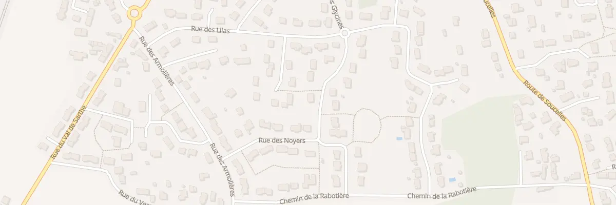 Plan du 8 Rue des Noyers à Tiercé