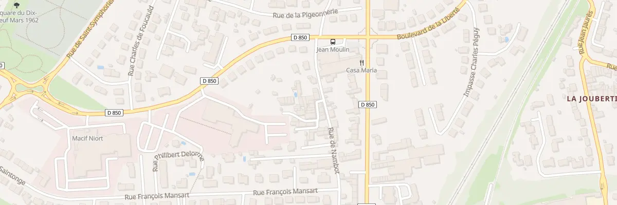 Plan du 96C Rue de Nambot à Niort