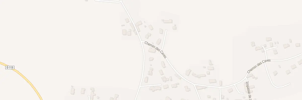 Plan du 665 Che des Caves à Tiercé