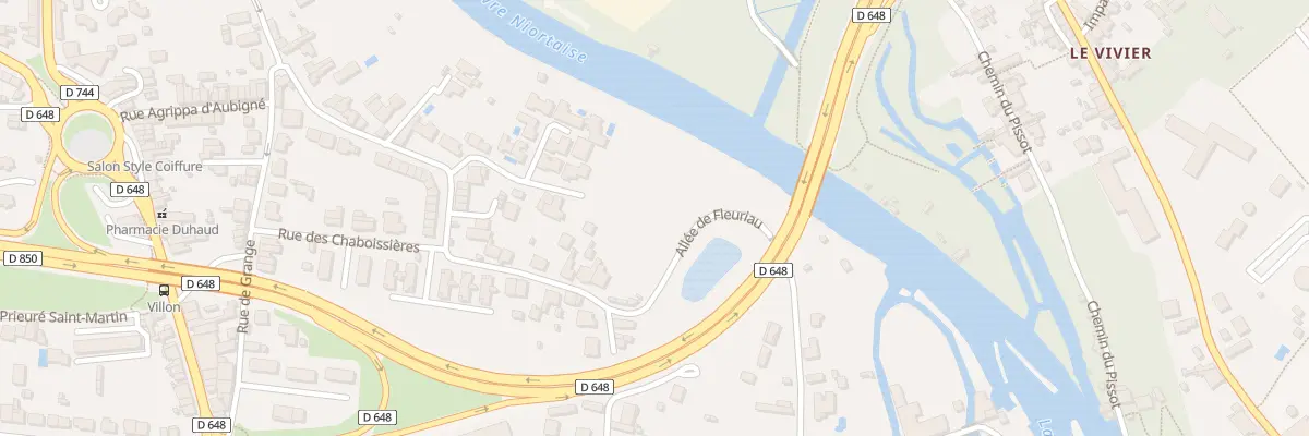 Plan du 98 Rue de la Corderie à Niort