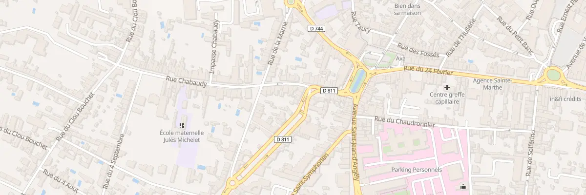 Plan du 4 Av de la Rochelle à Niort