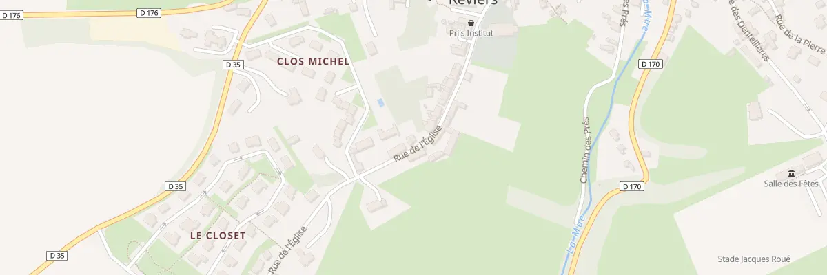 Plan du 32 Rue de l’Église à Reviers