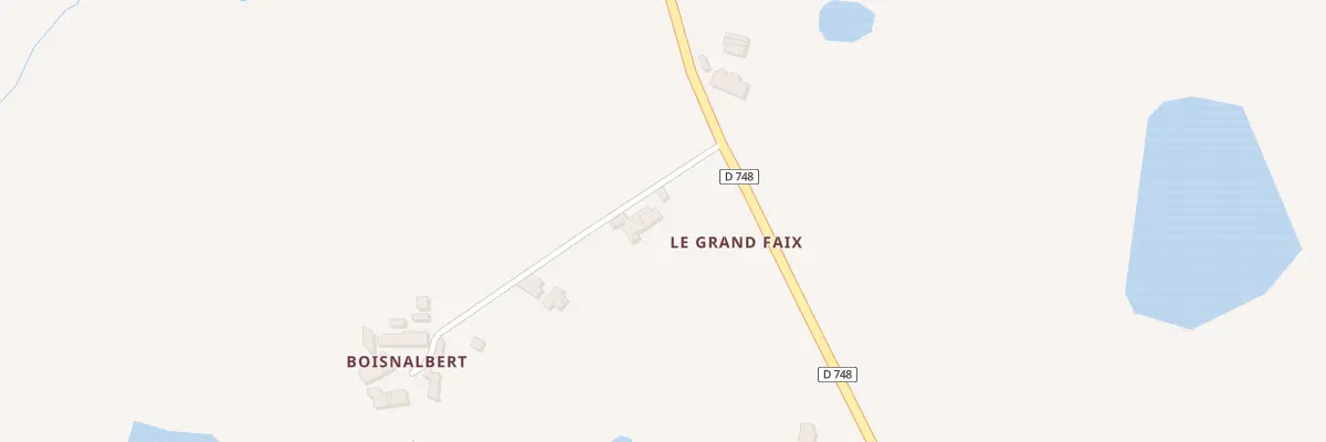 Plan du 1 Boisnalbert à Neuvy-Bouin