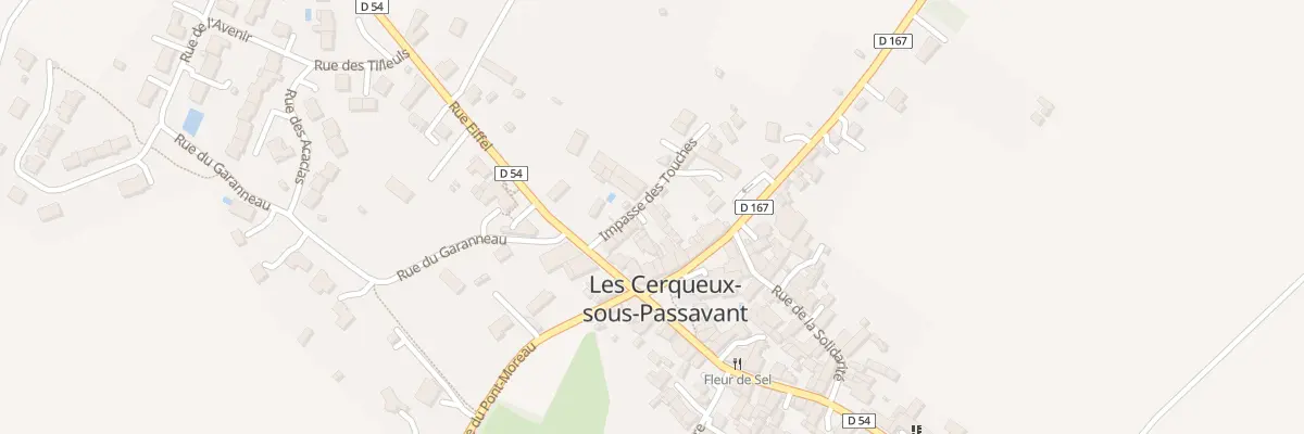 Plan du 8 Imp des Touches (Cerqueux-Pass à Lys-Haut-Layon