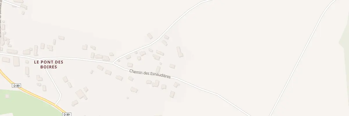 Plan du 19 Che des Esnaudières à Étriché