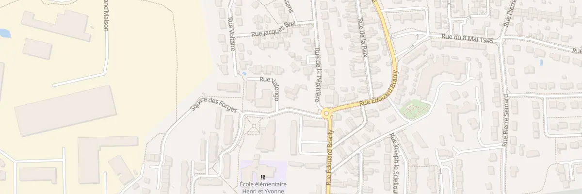 Plan du 5 Rue de la Pépinière à Trélazé