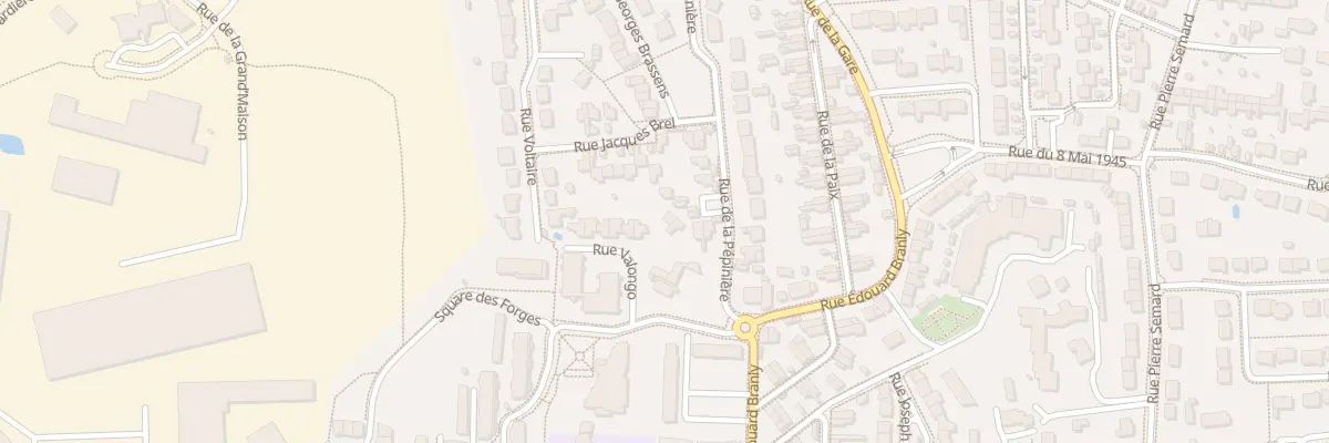Plan du 23 Rue de la Pépinière à Trélazé