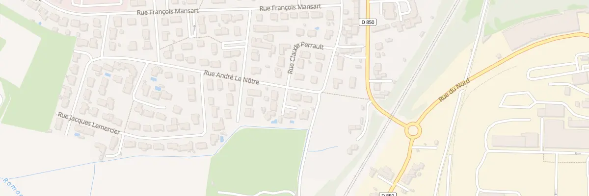 Plan du 3 Rue André le Nôtre à Niort