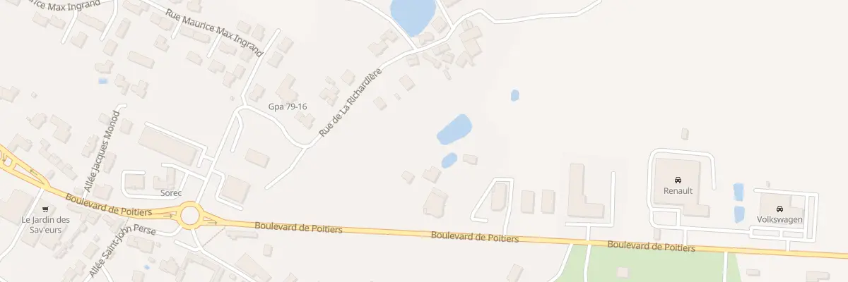 Plan du 158 Bd de Poitiers à Bressuire