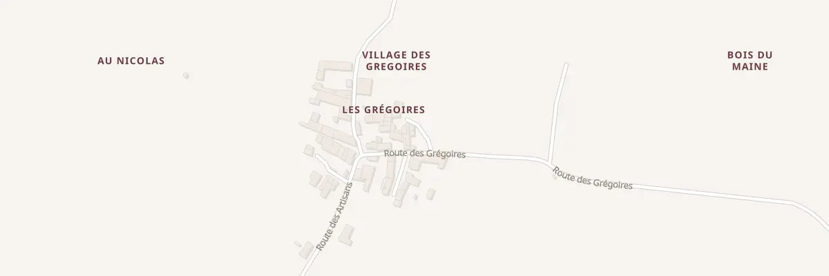 Plan du 1 Imp des Gregoires à Chadenac
