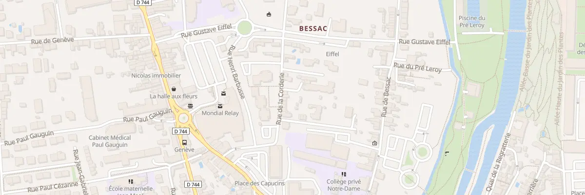 Plan du 36 Rue de la Corderie à Niort