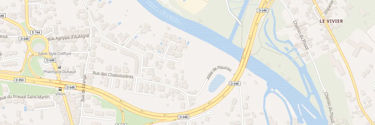 Plan du 102 Rue de la Corderie à Niort