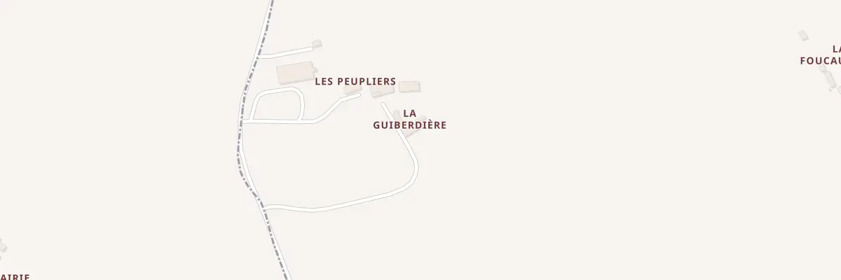 Plan du 1 La Guiberdière à Préaux