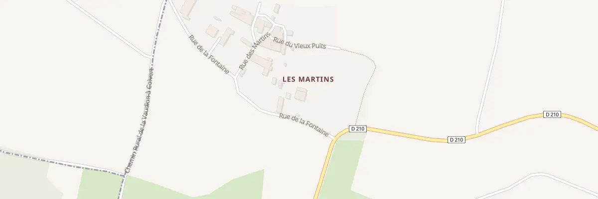 Plan du 6 Rue de la Fontaine à Saint-Martial
