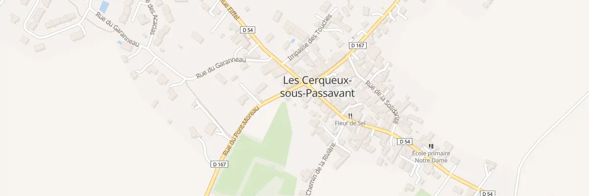 Plan du 2 Rue de l’École Notre-Dame à Lys-Haut-Layon