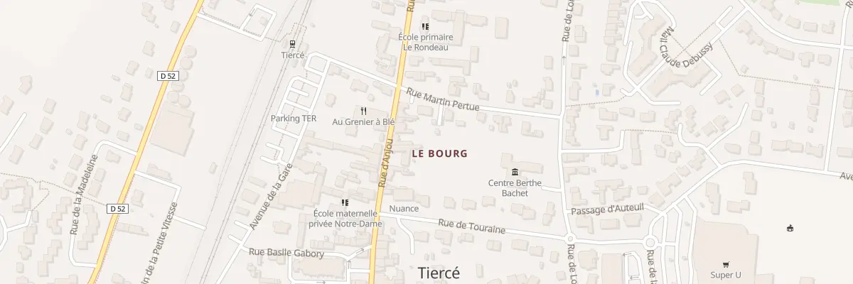 Plan du 30 Rue d’Anjou à Tiercé