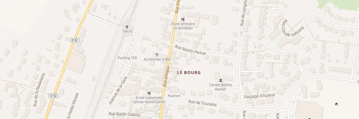 Plan du 34 Rue d’Anjou à Tiercé